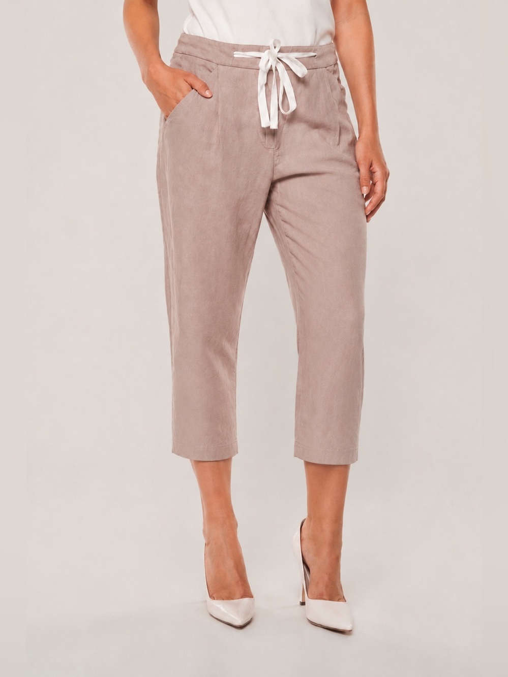 DEX linen blend capris‎ pants size Large